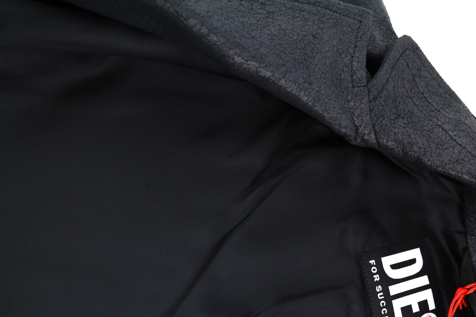 DIESEL L-Coat-CRK  L Lambskin Leather Jacket Notch Lapel Buttoned  RRP€1195