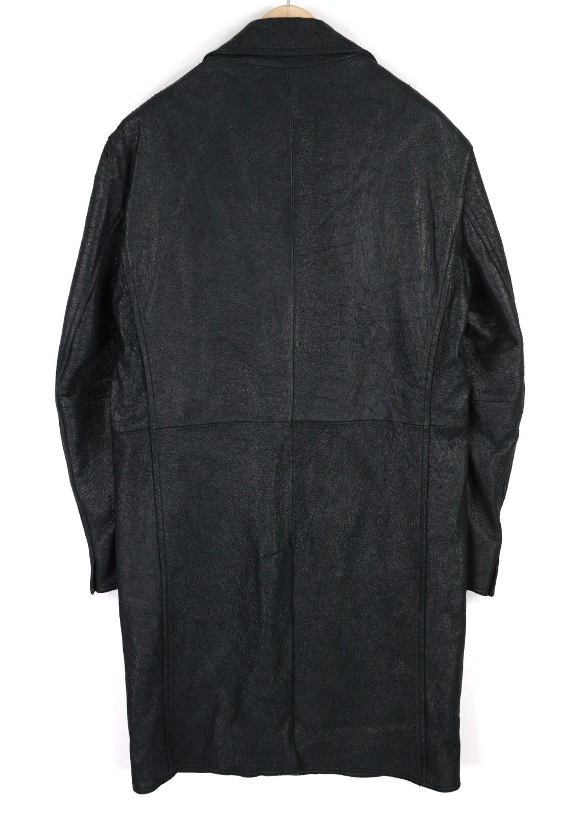 DIESEL L-Coat-CRK  L Lambskin Leather Jacket Notch Lapel Buttoned  RRP€1195