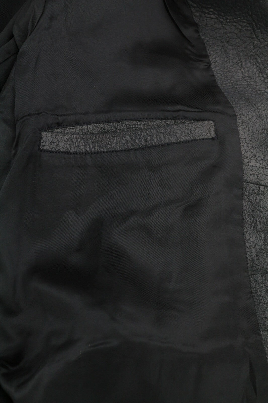 DIESEL L-Coat-CRK  XL Lambskin Leather Mens Jacket Notch Buttoned RRP€1195