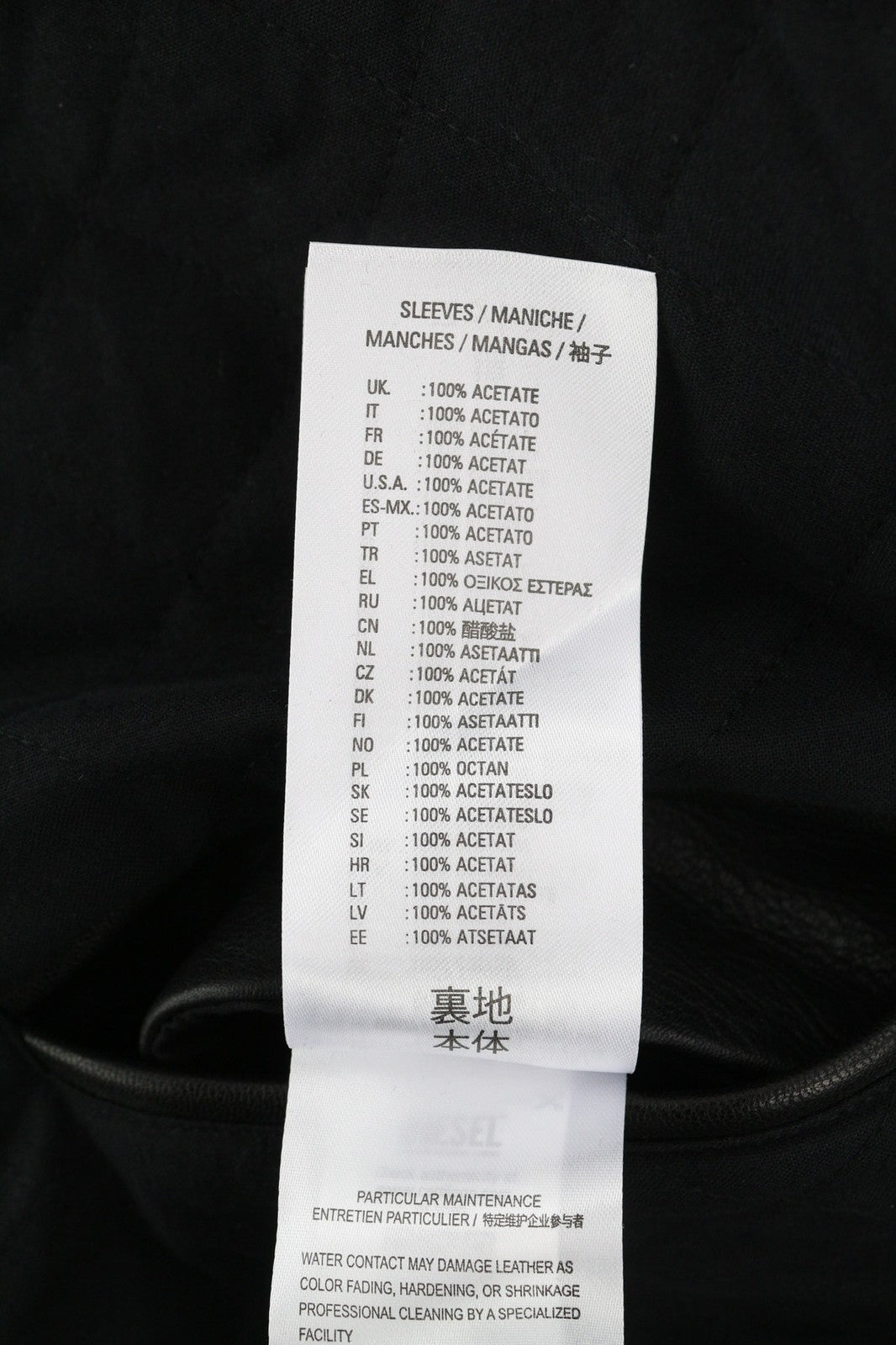 DIESEL L-Gilbert-Fur Leather  M Men Jacket  Cowhide Lambskin Fur Colla RRP€1095