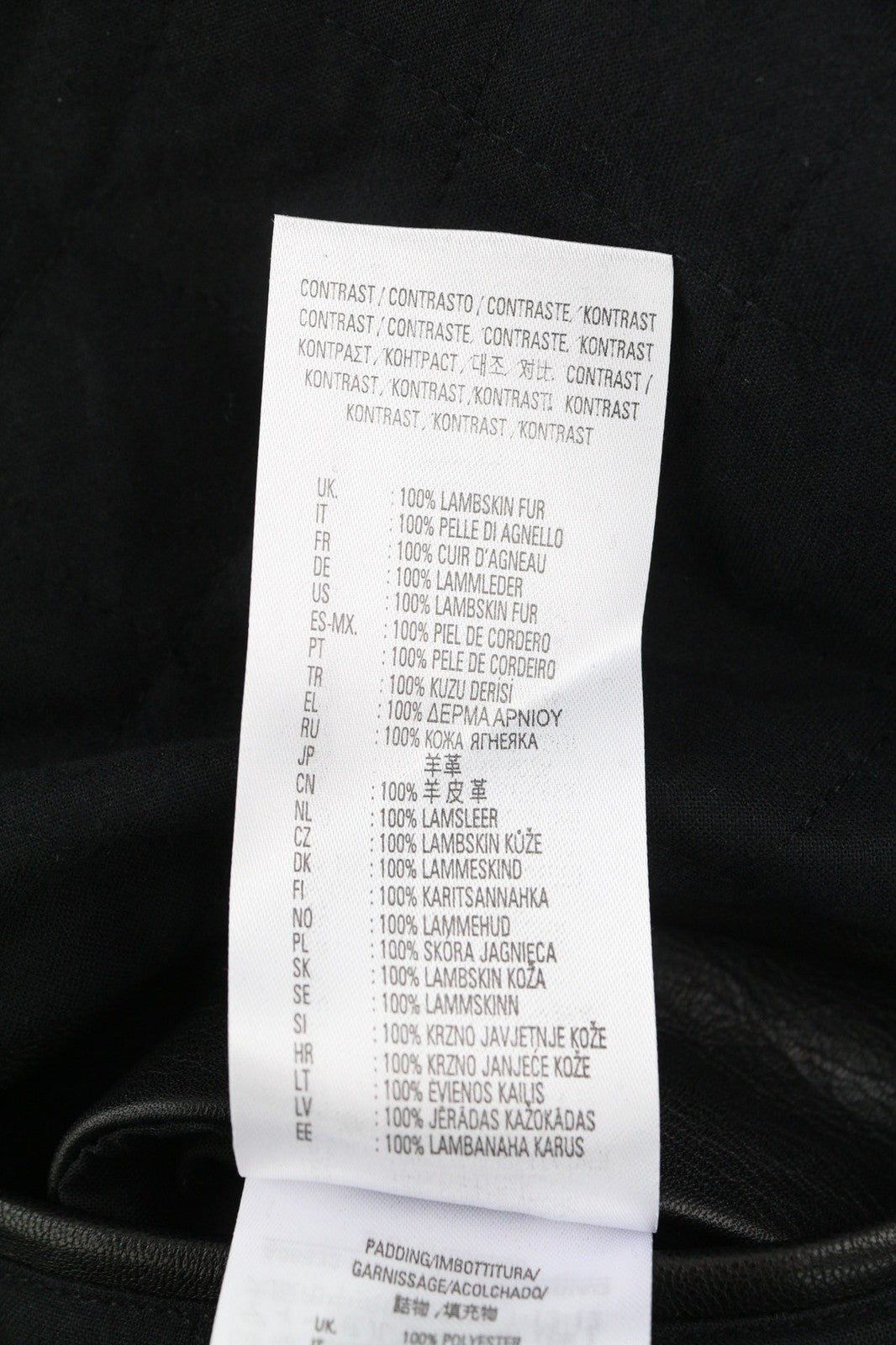 DIESEL L-Gilbert-Fur Leather  M Men Jacket  Cowhide Lambskin Fur Colla RRP€1095