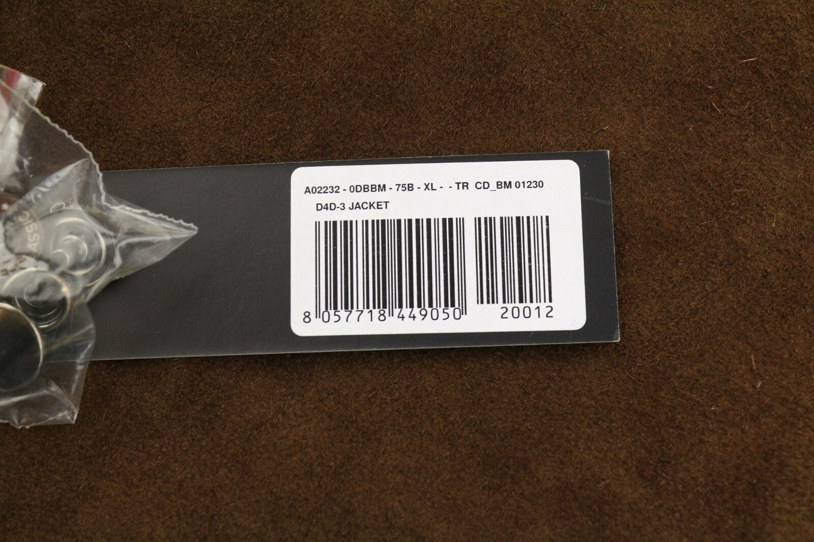 DIESEL D4D-3 Leather Jacke  Brown XL Suede Cowhide  Padded RRP€1099