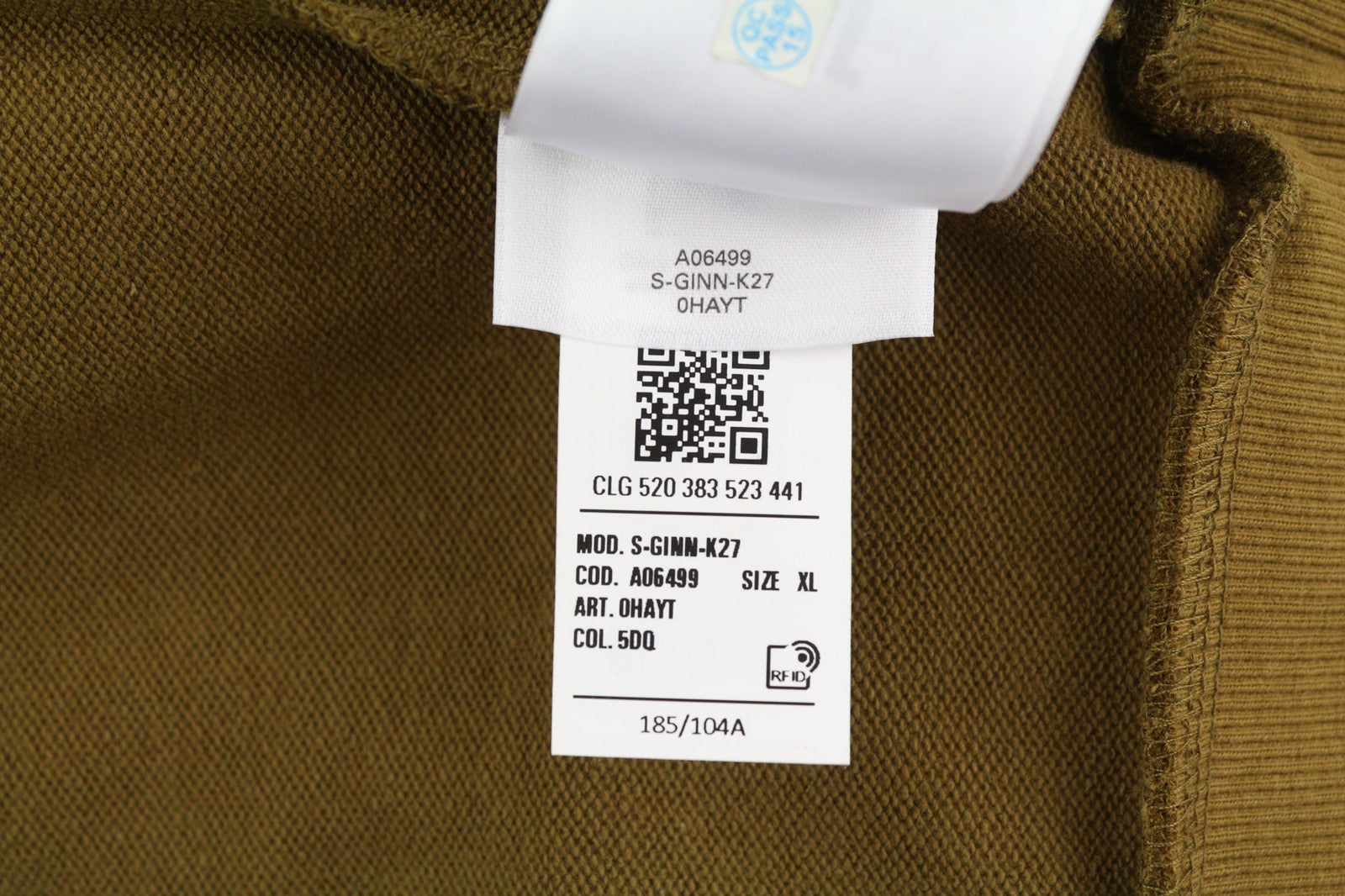 DIESEL S-Ginn-K27 Mens Sweatshirt XL Brown Oversized Crew Neck Pullover RRP€125