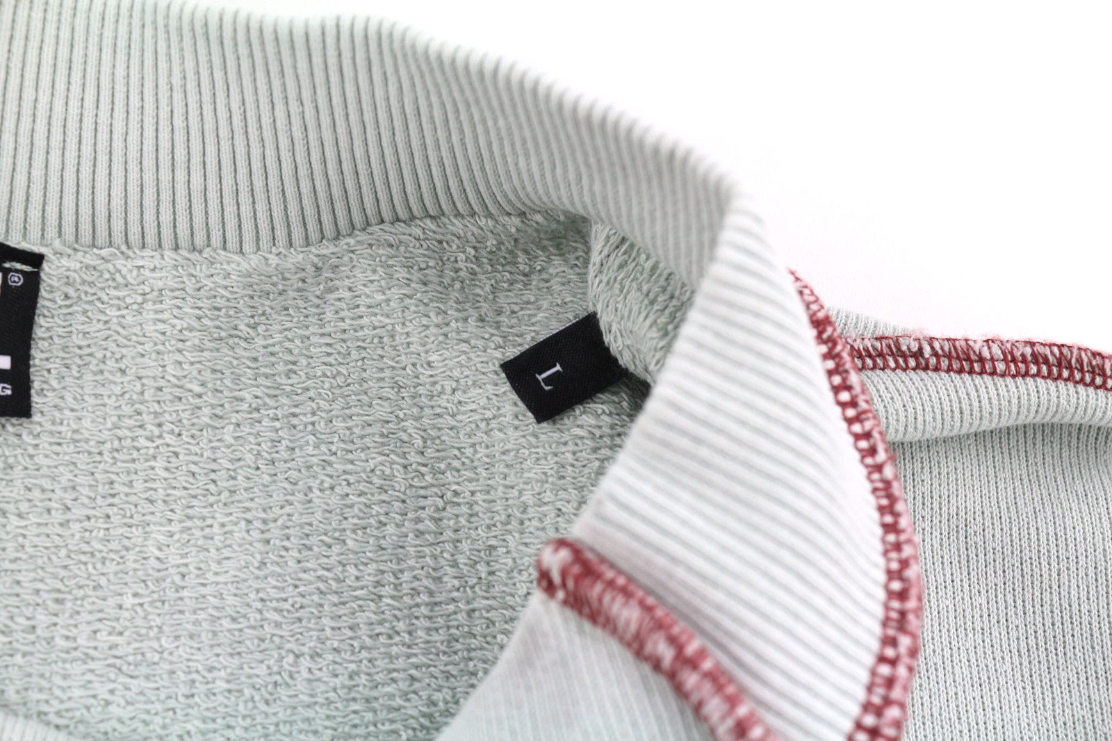 DIESEL S-Molock Mens Sweatshirt L Light Grey Pullover Oversized Crew RRP€195