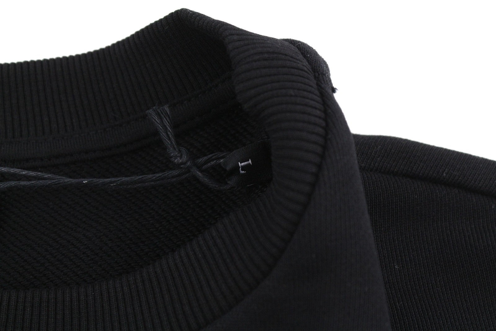 DIESEL S-Gir-Div-P Mens Sweatshirt L Black Crew Collar Pullover  RRP€100