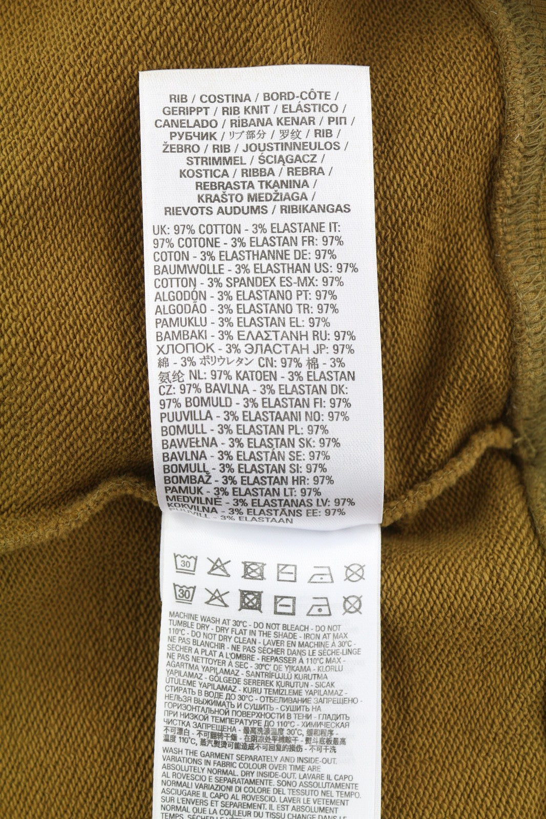 DIESEL S-Ginn-D-Mon Mens Sweatshirt XL Mid Brown Pullover Crew Collar RRP€175