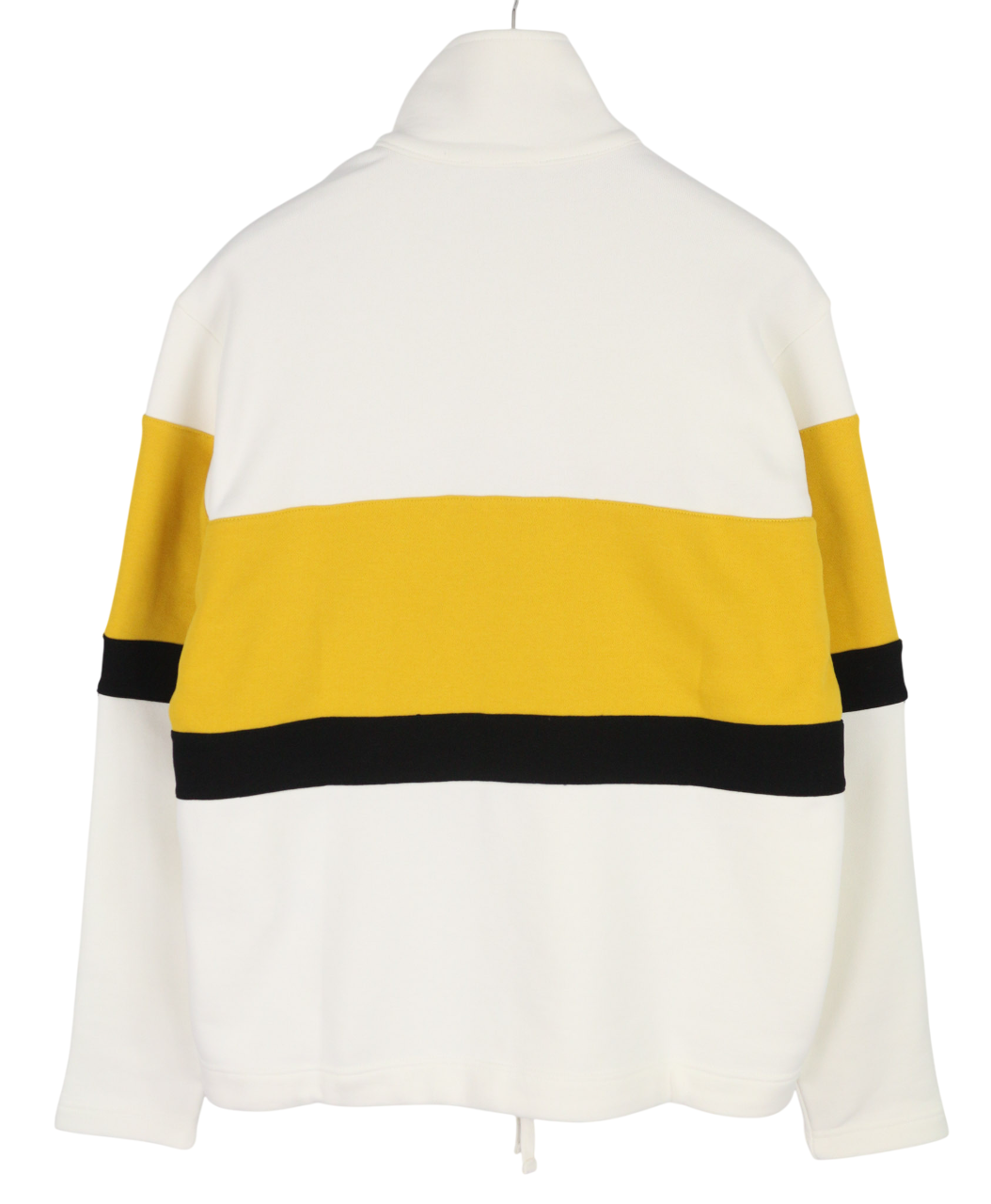 DIESEL S-Saint-Division Mens Sweatshirt M White Pullover Half Zip Neck RRP€225