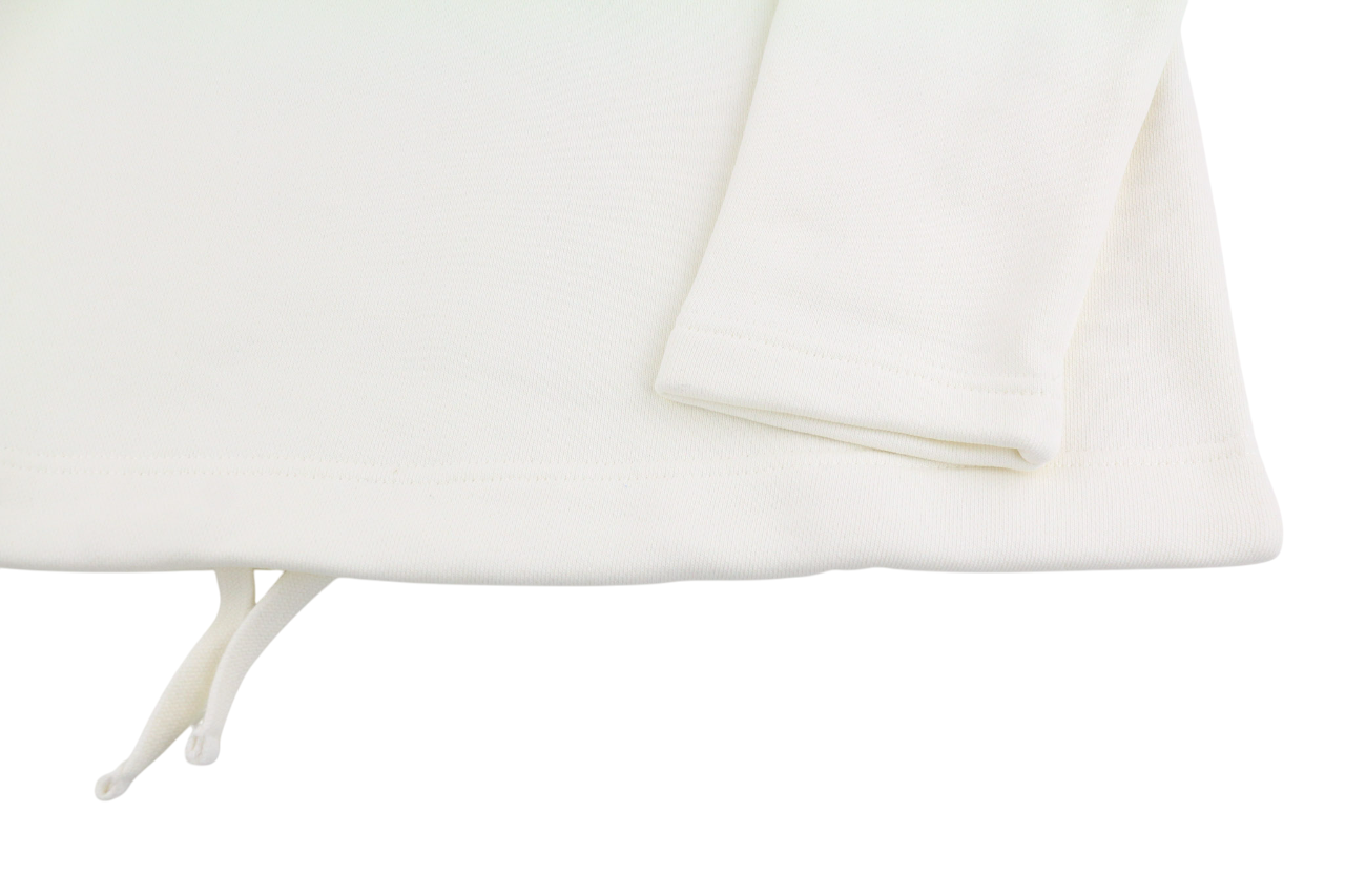 DIESEL S-Saint-Division Mens Sweatshirt M White Pullover Half Zip Neck RRP€225