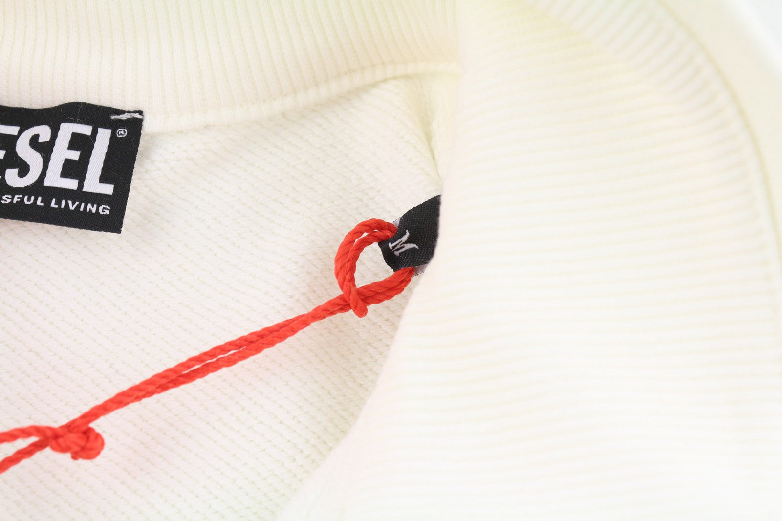 DIESEL S-Saint-Division Mens Sweatshirt M  Pullover Half Zip Collar RRP€225