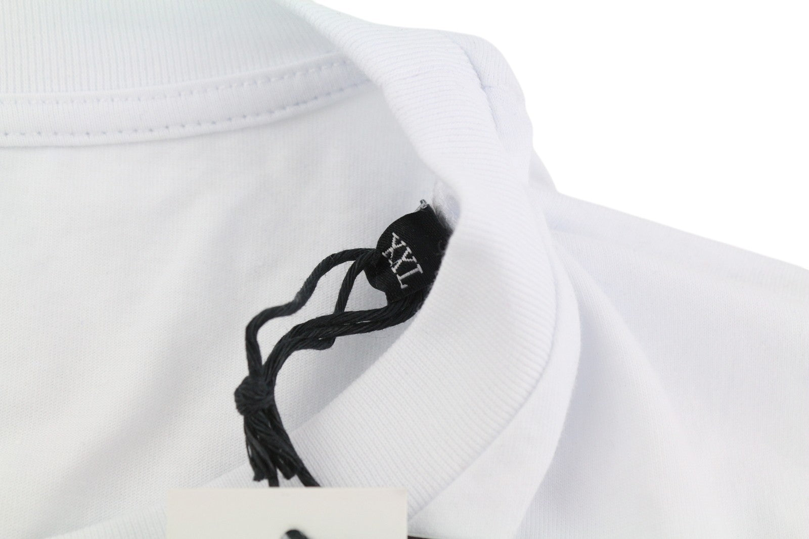 DIESEL T-Just-LS-Slits-B53 Men T-Shirt 2XL White Pullover Crew Neck