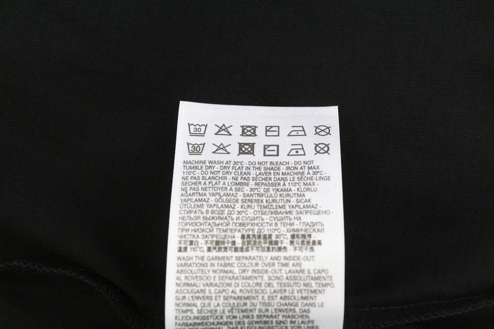 DIESEL T-Diegos-LS-K27 Mens T-Shirt L Black Pullover Crew Collar