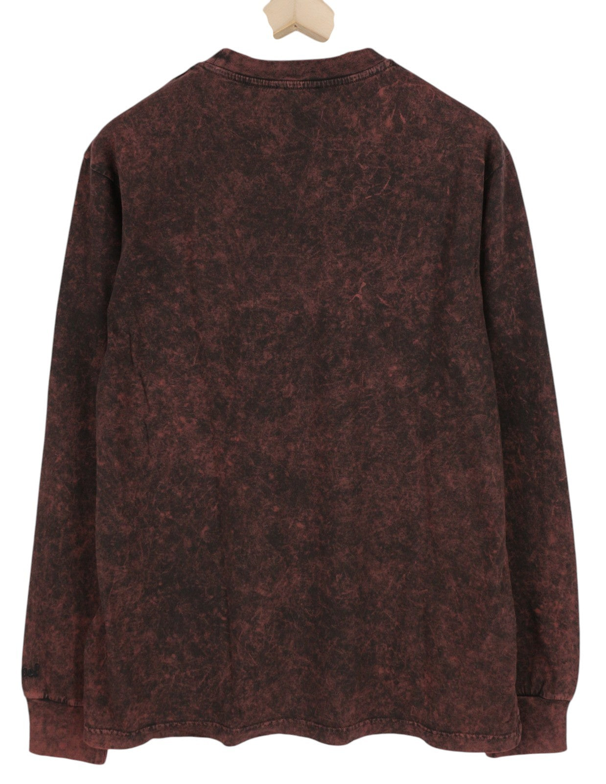 DIESEL T-Glyn Mens T-Shirt L Long Sleeve Acid Wash Effect Crew Neck  RRP125