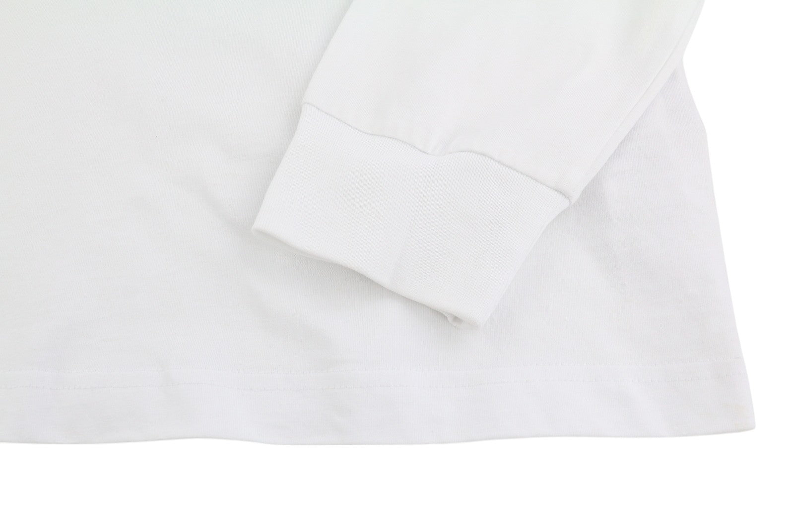 DIESEL T-Diegos-LS-K42 Mens T-Shirt L White Long Sleeve Crew Neck Tricot