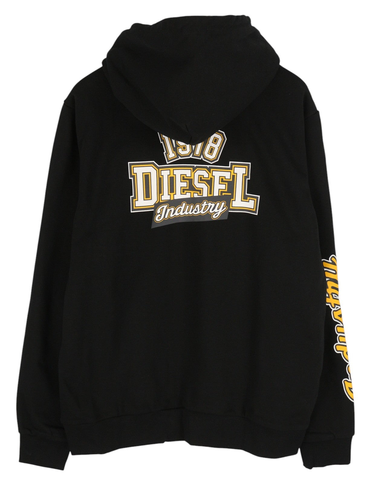 DIESEL S-Girk-Hood-K12 Mens Hoodie 2XL Black Pullover Kangaroo Pocket RRP€130