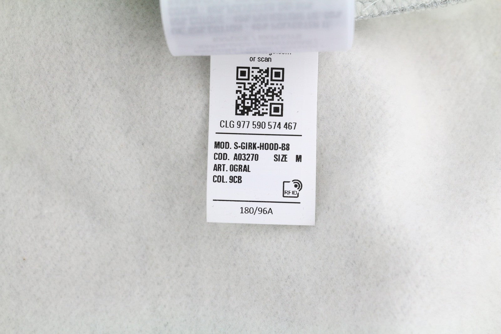 DIESEL S-Girk-Hood-B8 Mens Hoodie M Grey Melange Kangaroo Hooded RRP€130