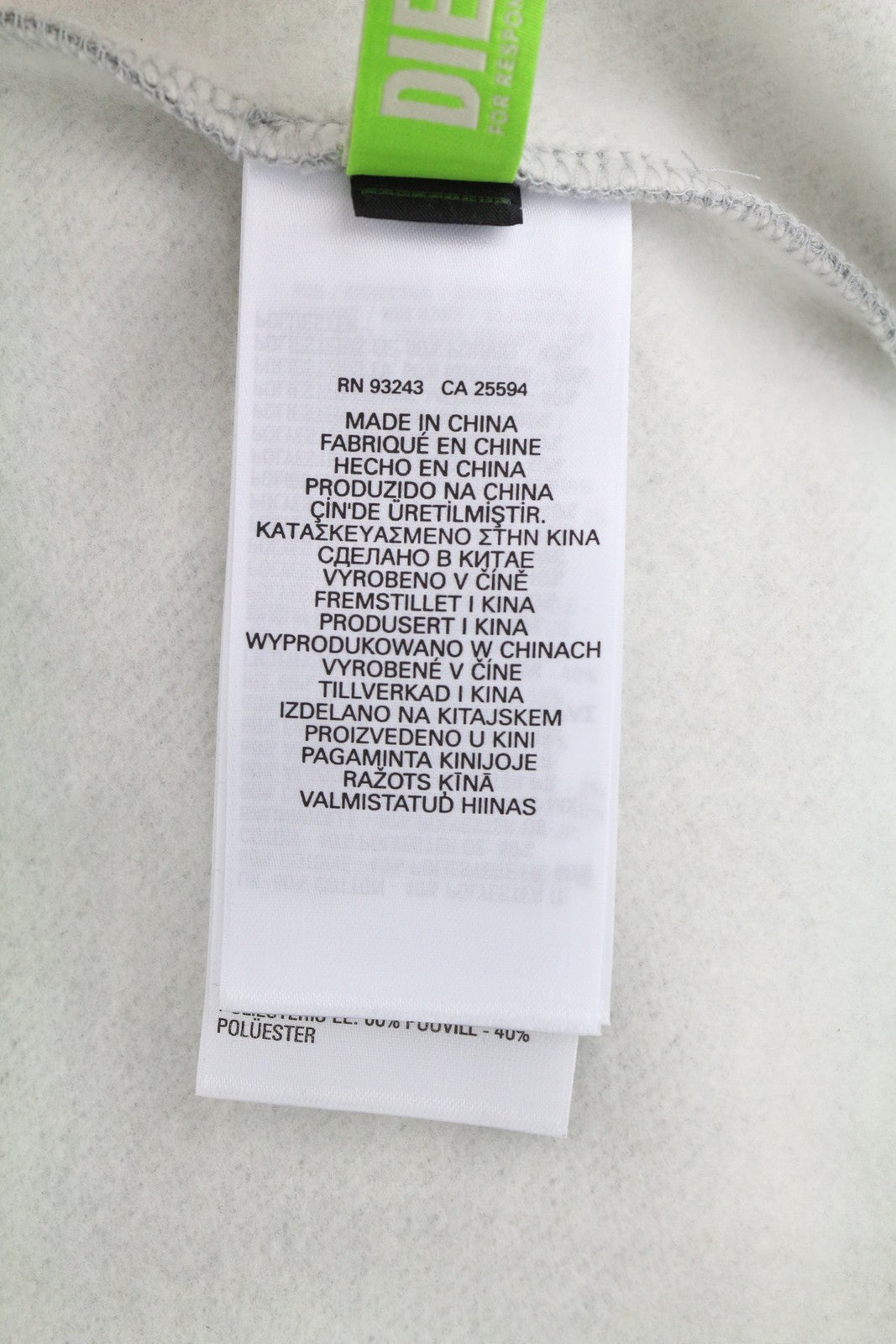 DIESEL S-Girk-Hood-B8 Mens Hoodie M Grey Melange Kangaroo Hooded RRP€130