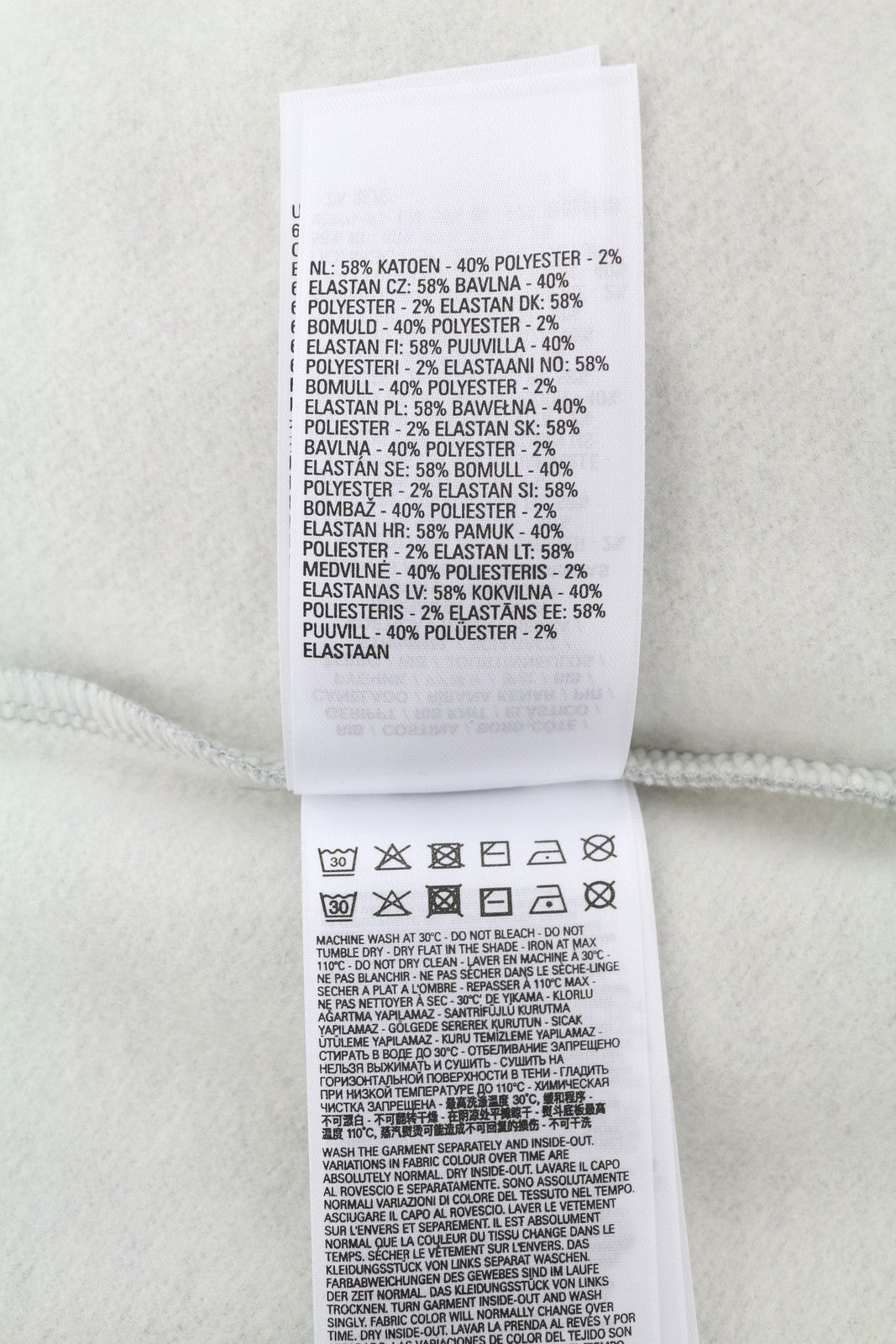 DIESEL S-Girk-Hood-B8 Mens Hoodie L Grey Melange Kangaroo Pocket Hooded RRP€130