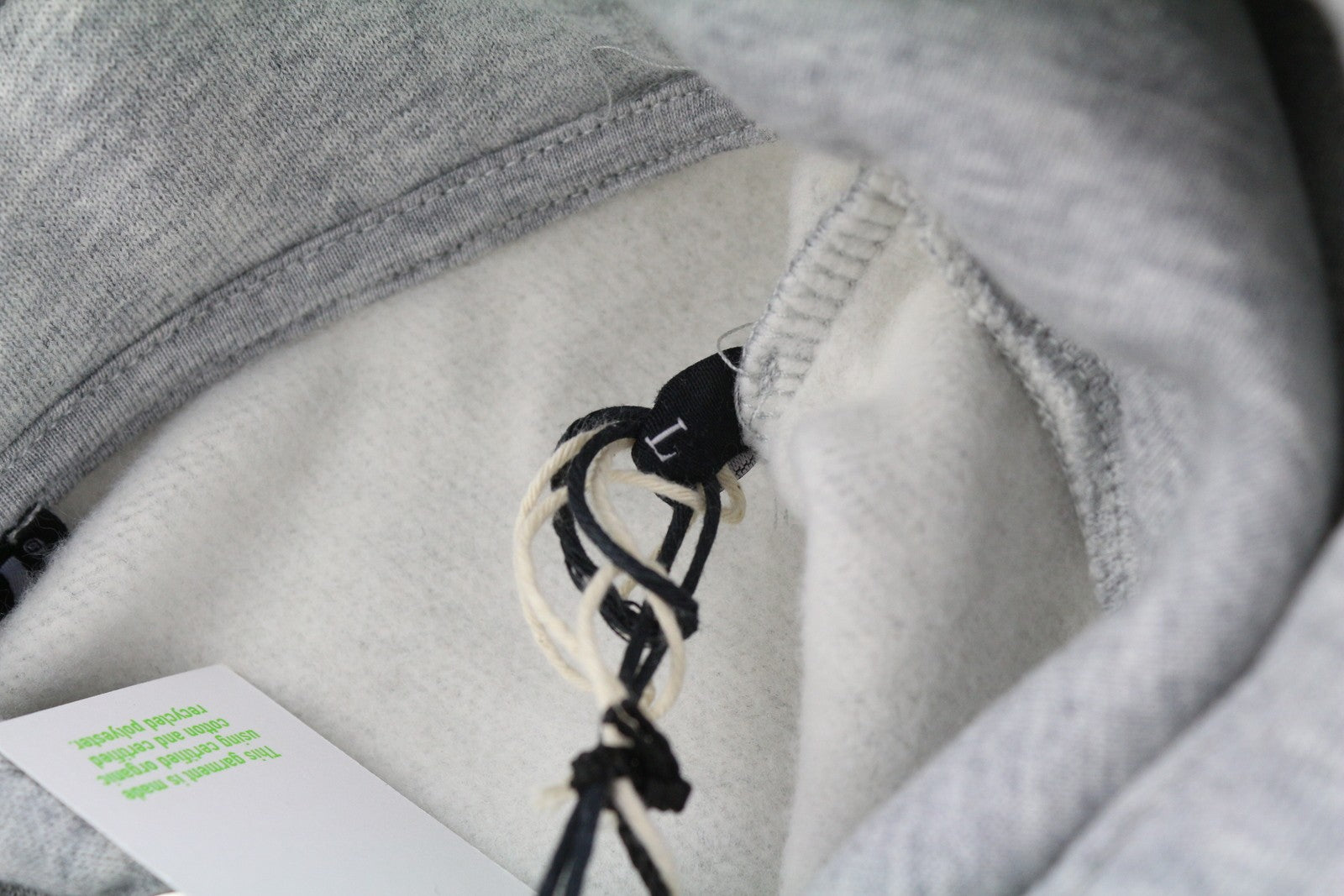 DIESEL S-Girk-Hood-B8 Mens Hoodie L Grey Melange Kangaroo Pocket Hooded RRP€130