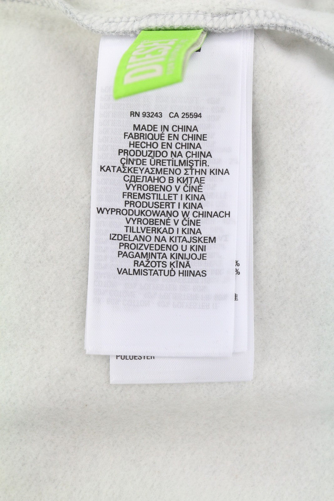 DIESEL S-Girk-Hood-B8 Mens Hoodie L Grey Melange Kangaroo Pocket Hooded RRP€130