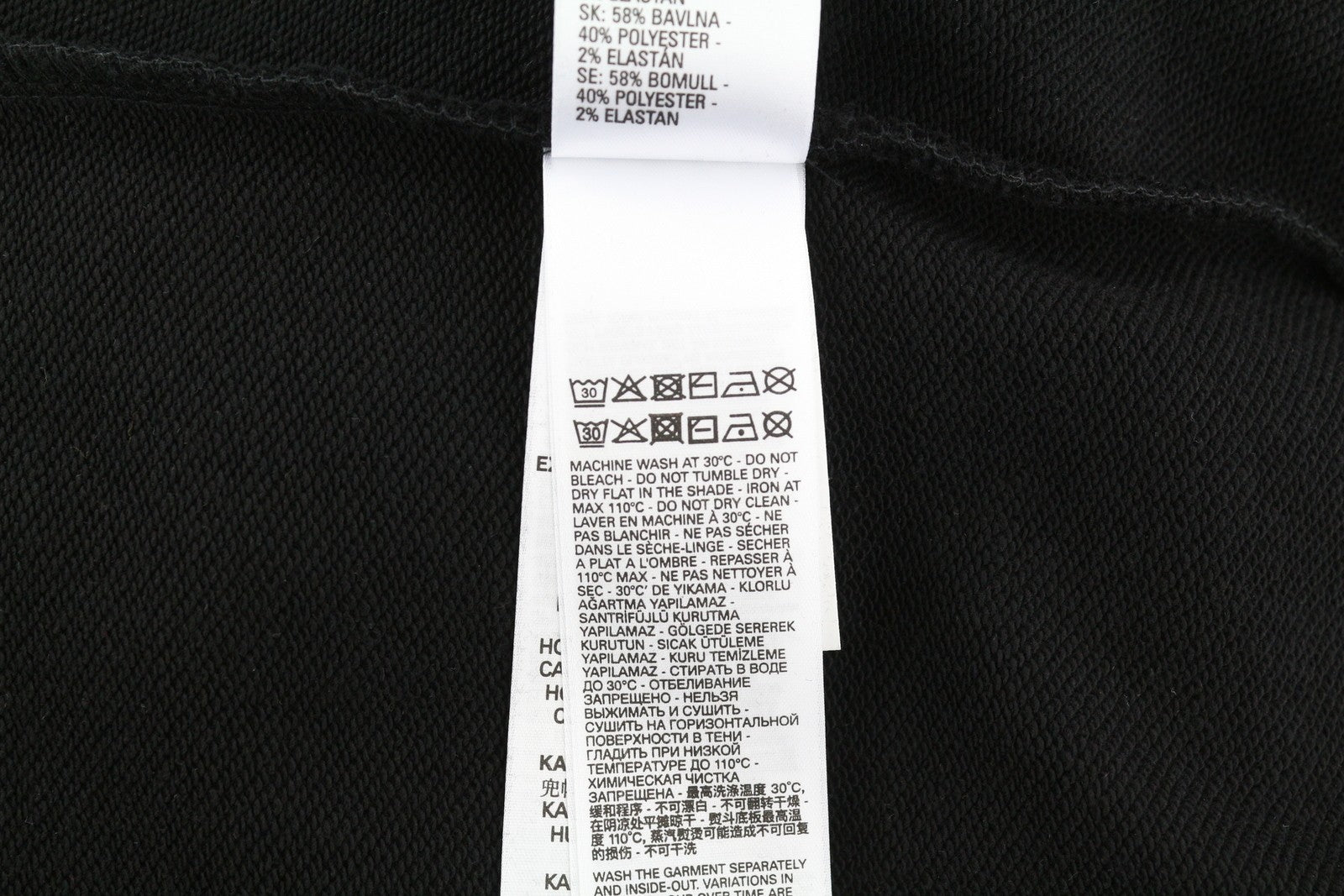 DIESEL S-Ginn-Hood-C7 Mens Hoodie M Black Kangaroo Pocket Hooded RRP€150