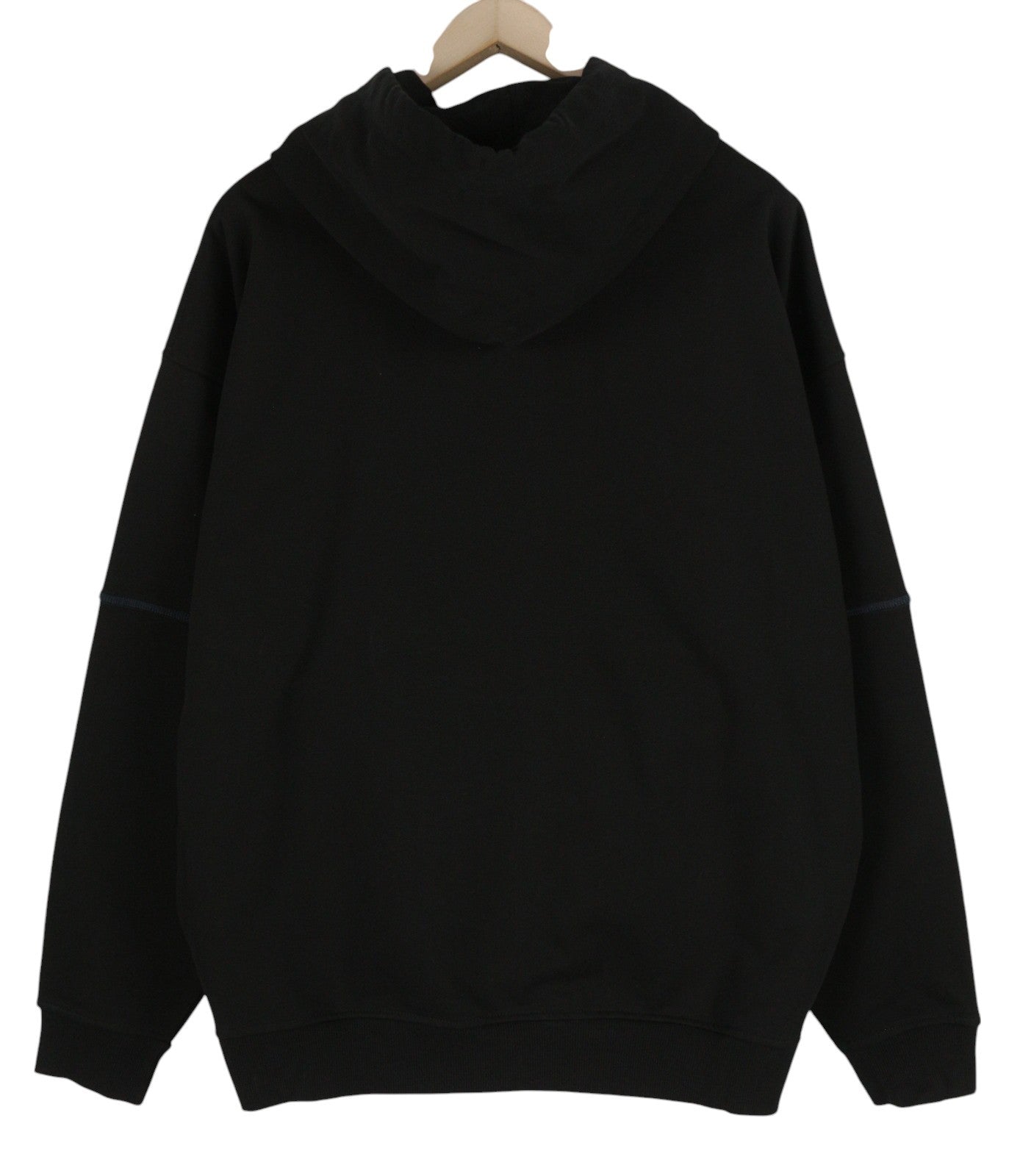 DIESEL S-Muster Mens Hoodie XL Black Pullover Hooded Oversized RRP€150