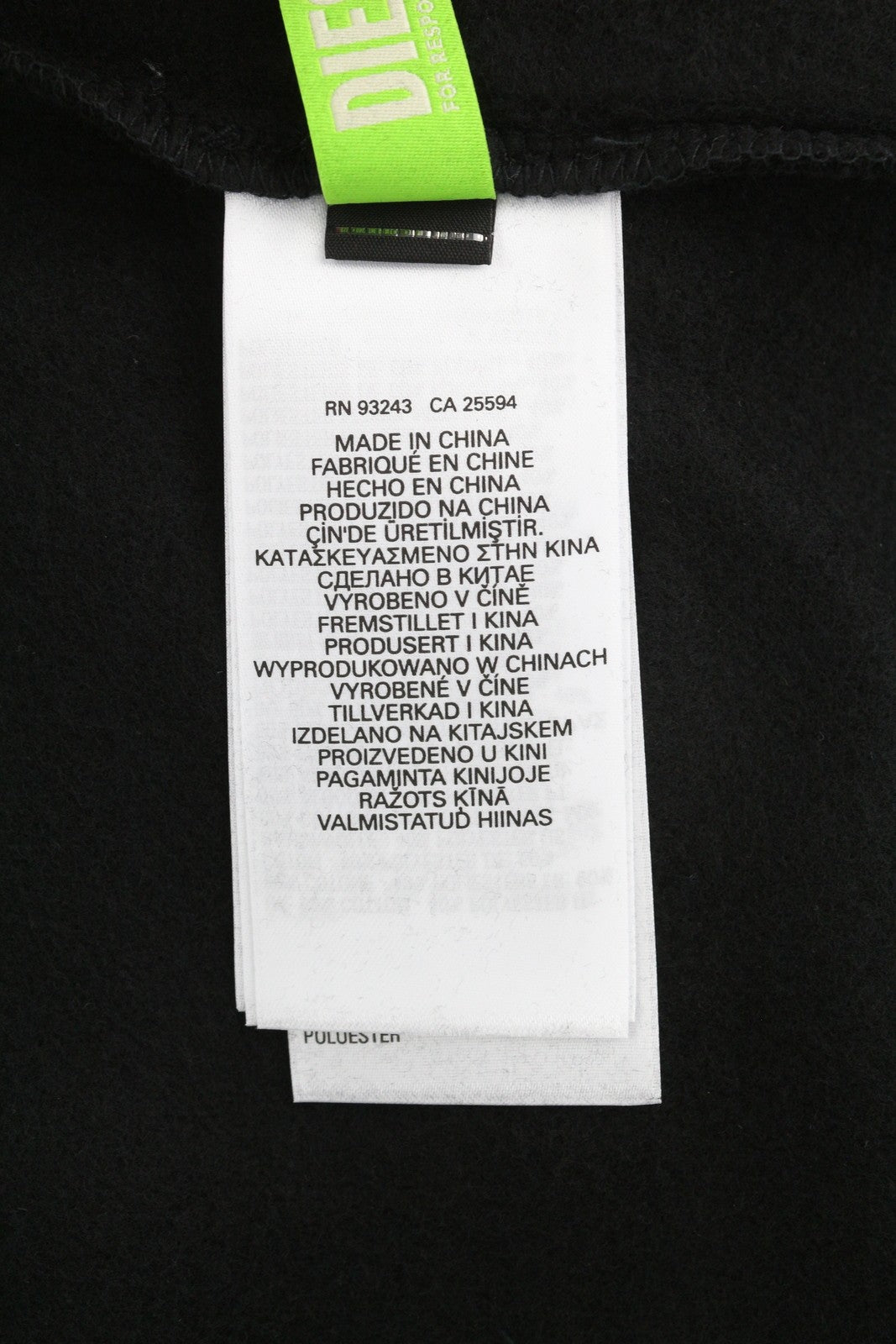 DIESEL S-Girk-Hood-B8 Mens Hoodie M Black Kangaroo Pocket Hooded RRP130