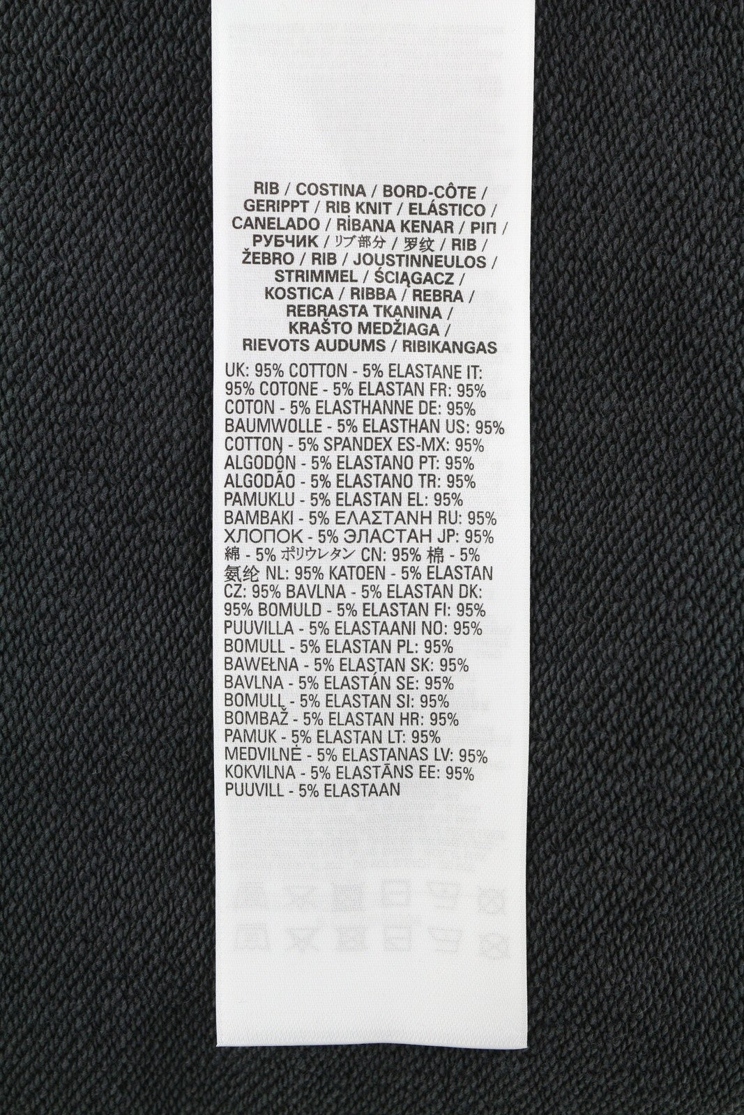 DIESEL J-Stol Mens Jacket L Washed Black Full Zip Patch RRP€275 Padded Bomber