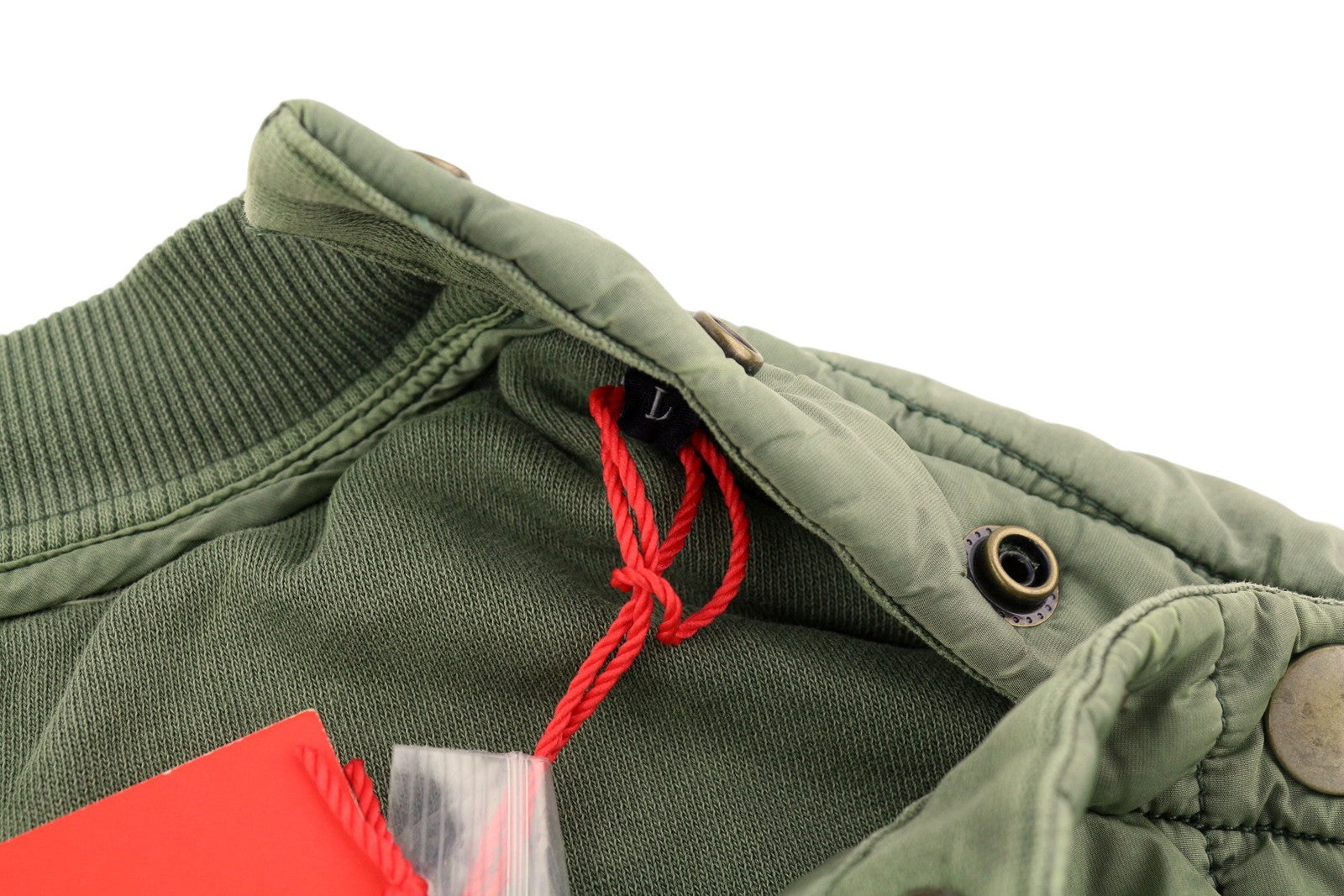 DIESEL S-Holty Mens  L Khaki Pullover Crew Neck Padded Quilted RRP€225