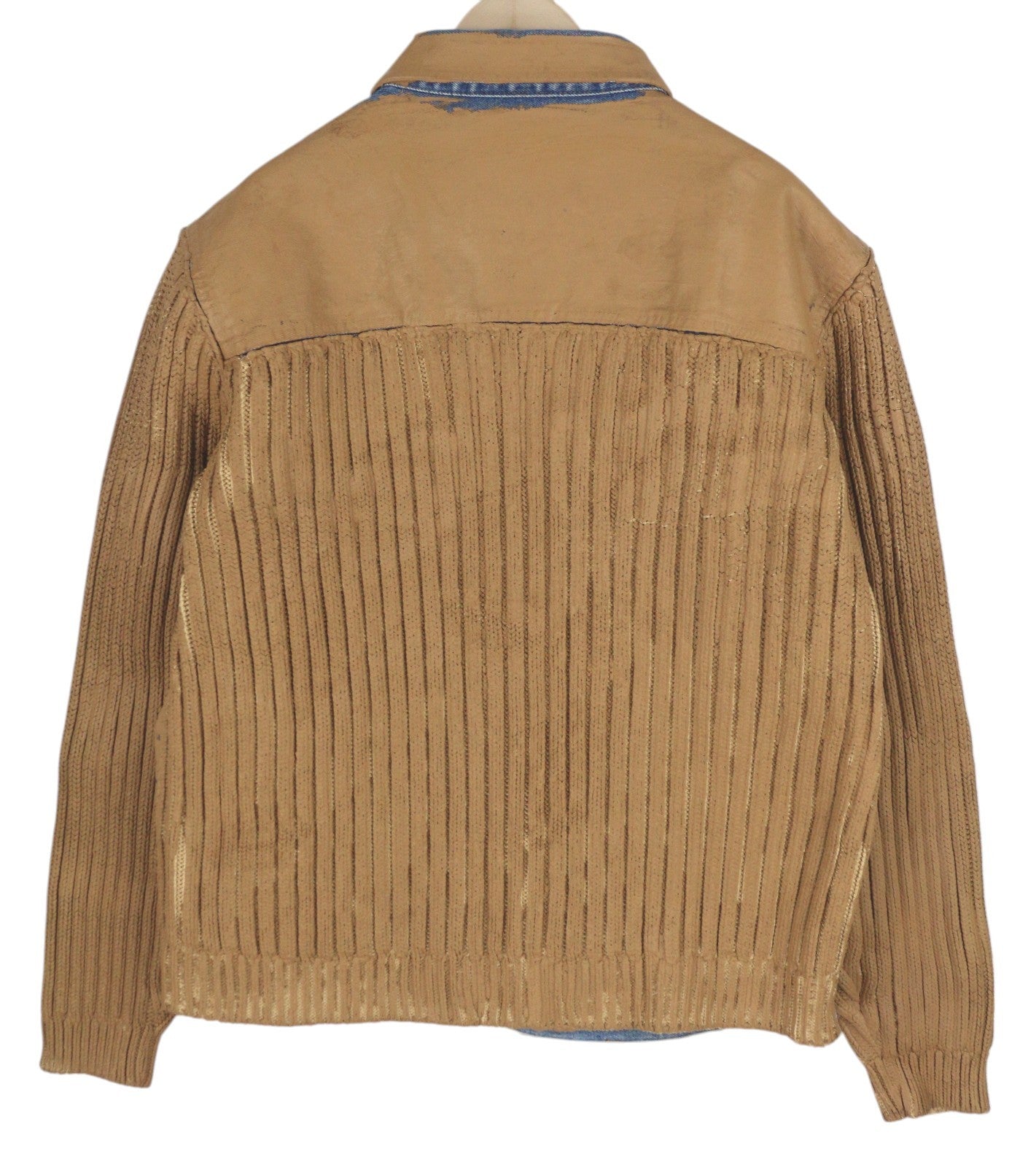 DIESEL K-Layton Mens Jacket 2XL  Trucker Coated Buttoned Neck RRP€450