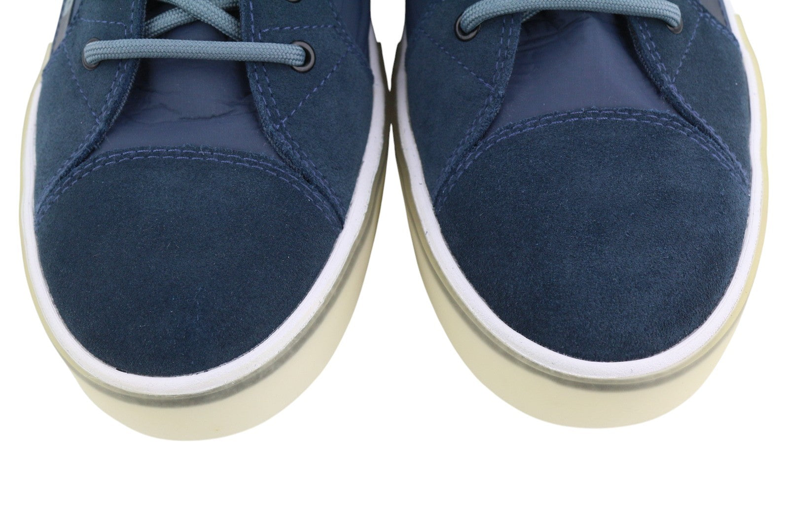 DIESEL S-Dvelows ML Mens Sneakers EU46 Blue Leather High Top Lace Up RRP€185