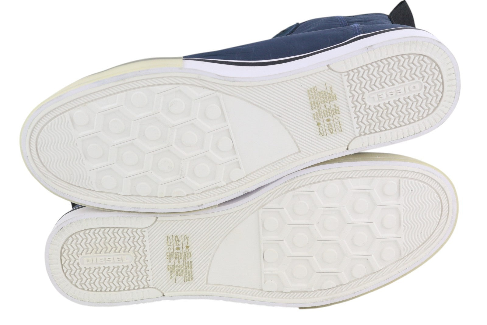 DIESEL S-Dvelows ML Mens Sneakers EU46 Blue Leather High Top Lace Up RRP€185