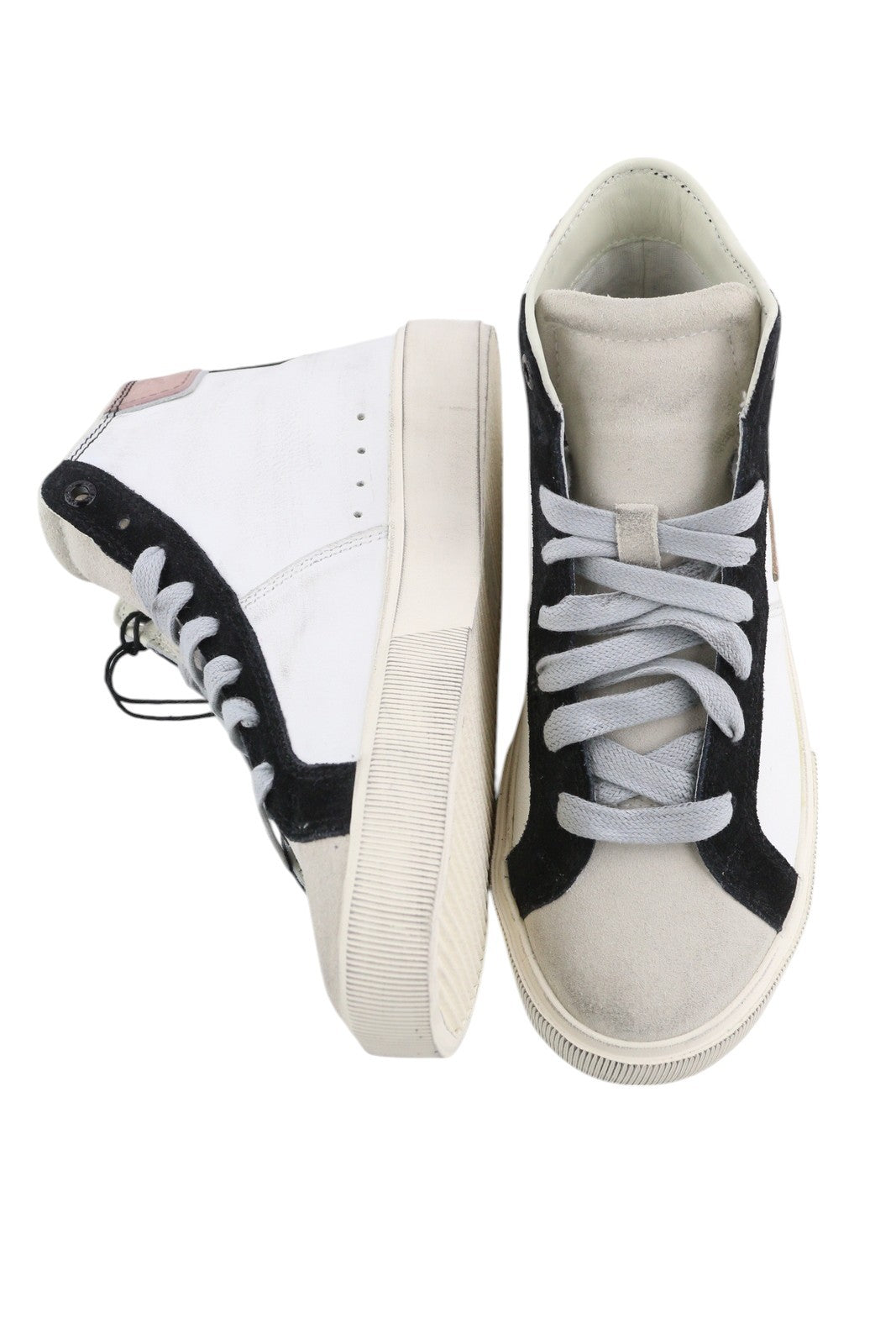 DIESEL S-Mydori ML W Womens Sneakers EU35 Light Cow Leather High Top RRP€220