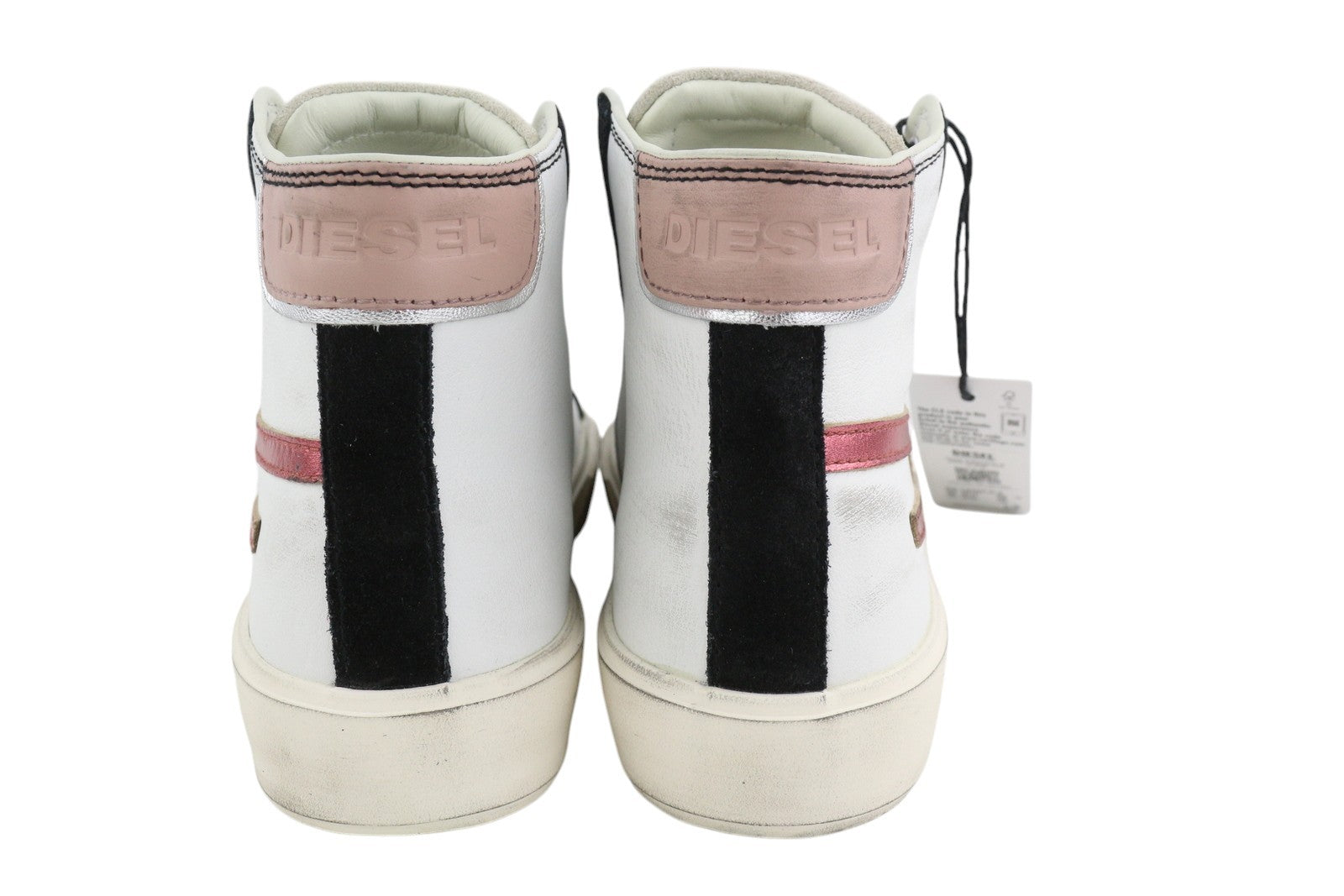 DIESEL S-Mydori ML W Womens Sneakers EU35 Light Cow Leather High Top RRP€220