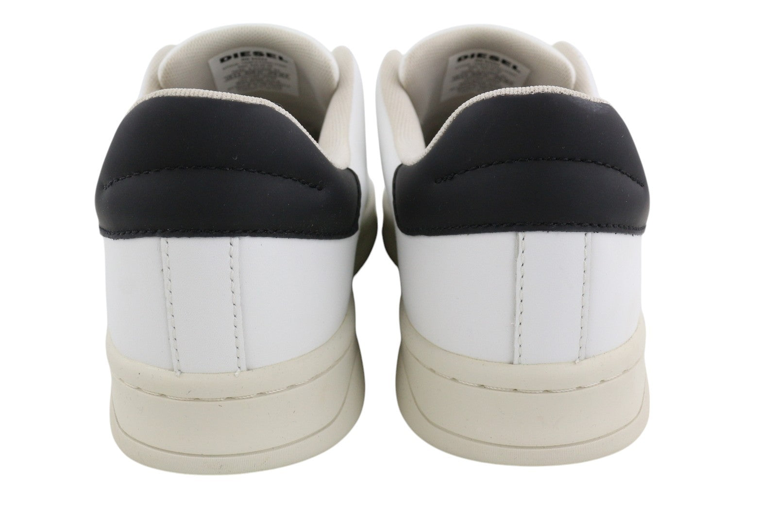 DIESEL S-Athene So Mens Sneakers EU41 White Low Top Almond Toe Leather RRP€135