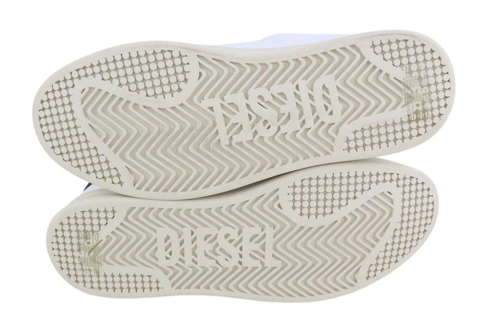 DIESEL S-Athene So Mens Sneakers EU41 White Low Top Almond Toe Leather RRP€135