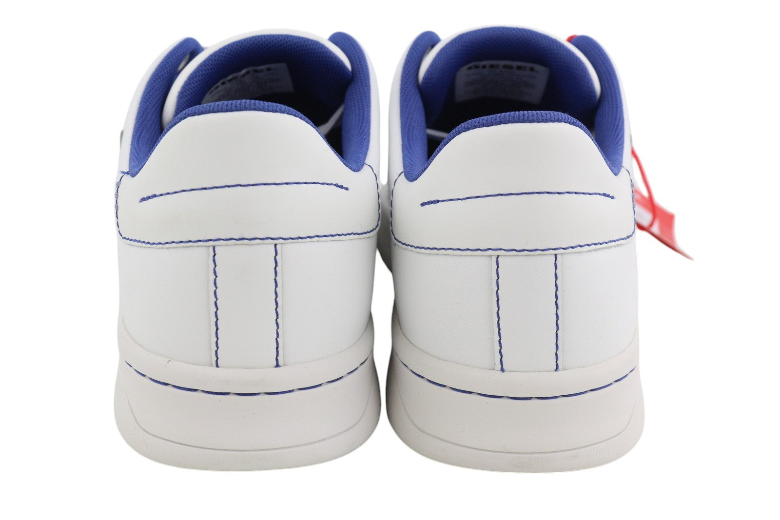 DIESEL S-Athene Low Mens Sneakers EU41 White Leather Lace Up  Light RRP€160