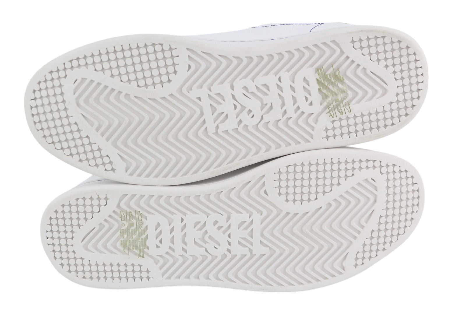 DIESEL S-Athene Low Mens Sneakers EU41 White Leather Lace Up  Light RRP€160