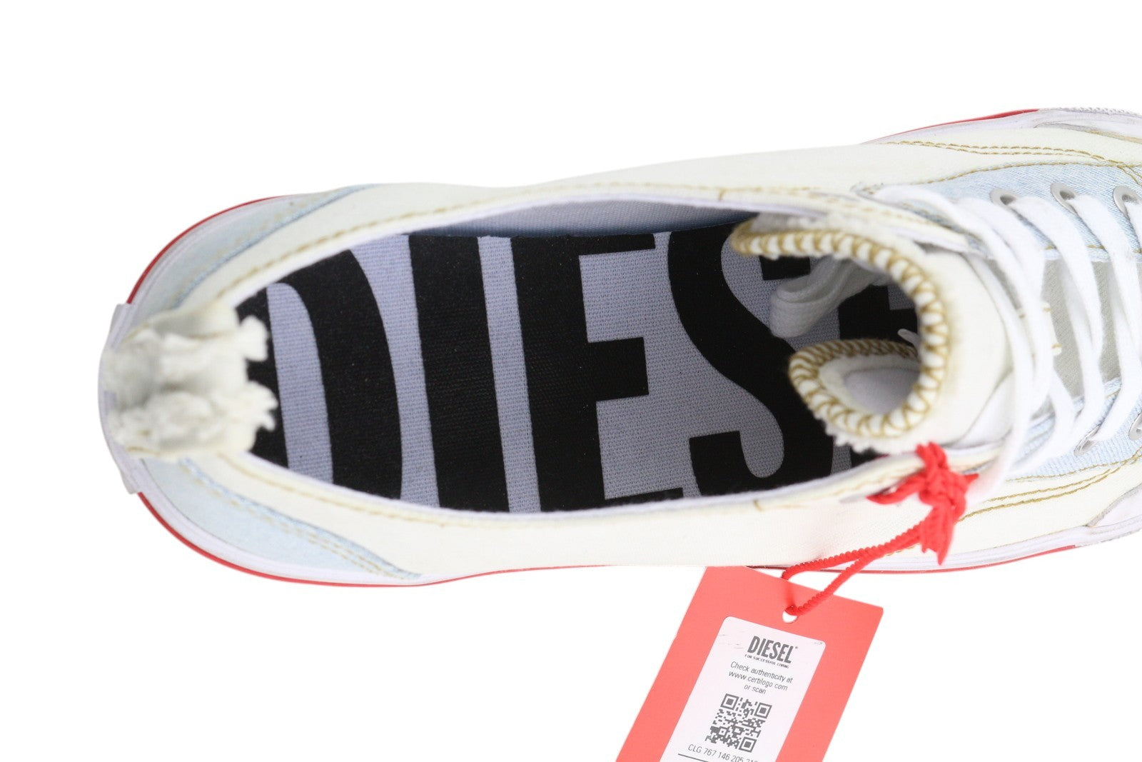 DIESEL S-Athos Low Mens Sneakers EU44.5  Details Low Top Lace Up RRP€160