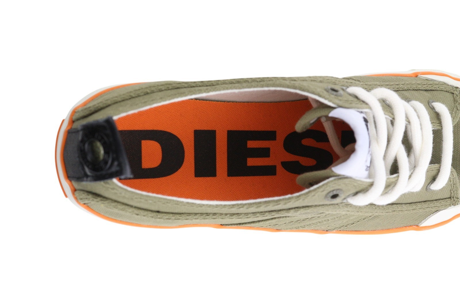 DIESEL S-Astico Lc  Mens Sneakers EU42 Khaki Low Top Lace Almond Toe Trainers