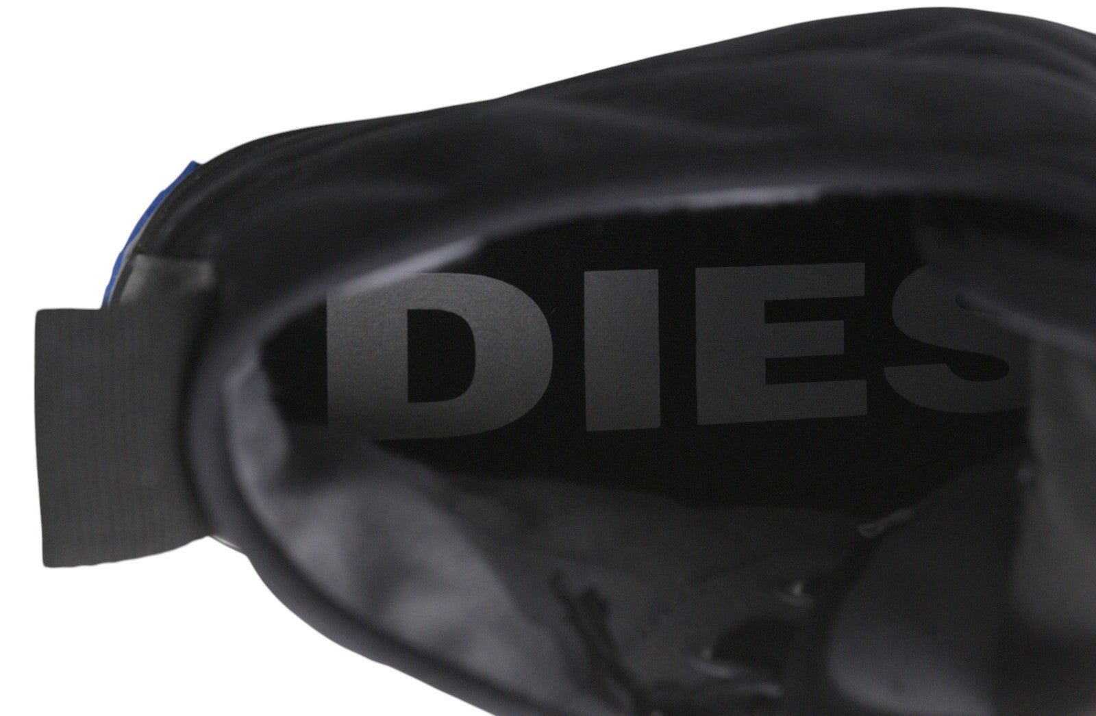 DIESEL S-Muji Mc Mens Sneakers EU44.5 Black High Top Lace Up Almond Toe RRP€180