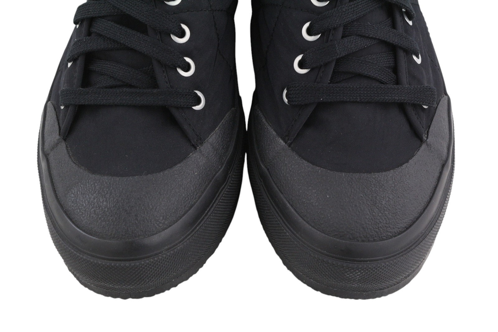 DIESEL S-Muji Mc Mens Sneakers EU44.5 Black High Top Lace Up Almond Toe RRP€180