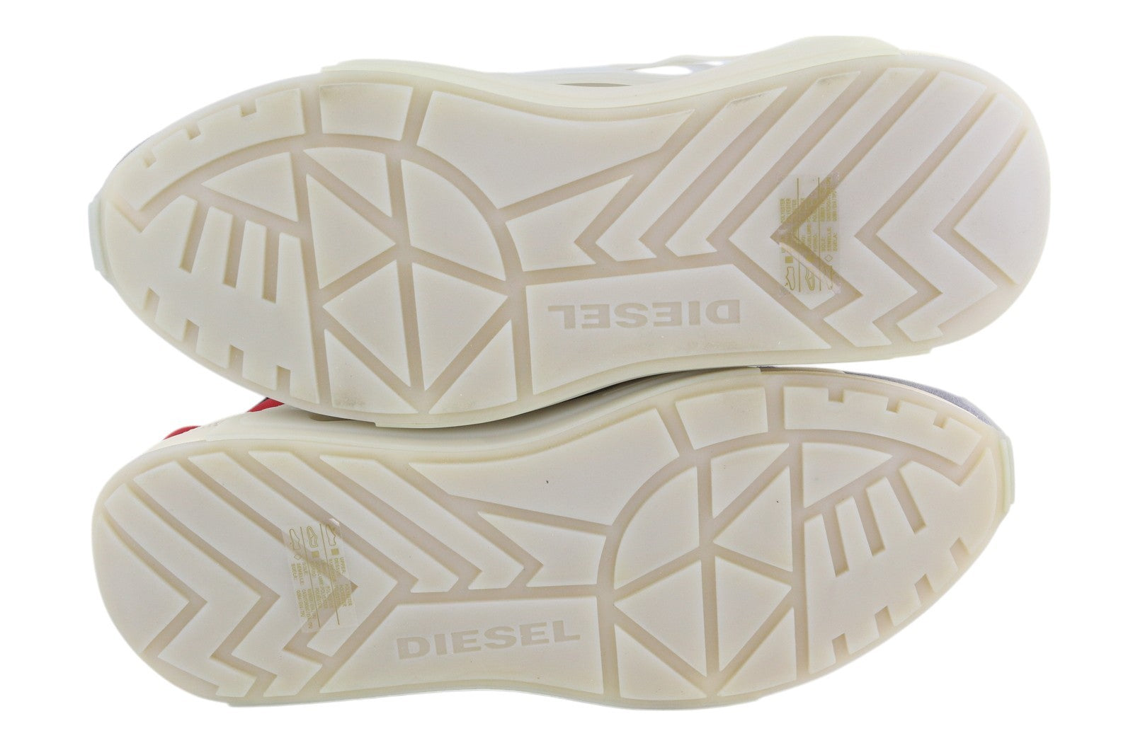 DIESEL S-Serendipity Mask Mens Sneakers EU45 Light Leather Almond Toe RRP€150