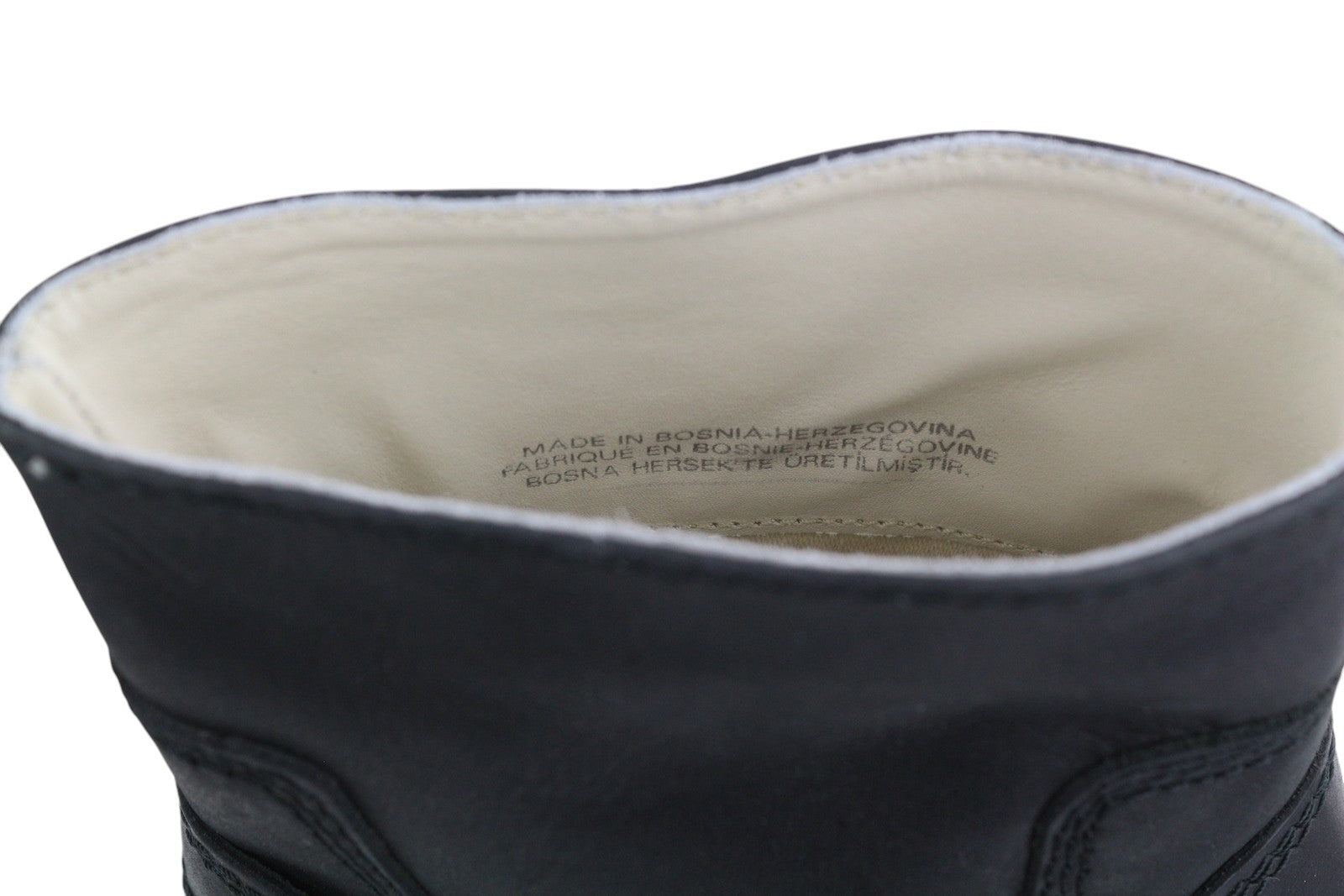 DIESEL D-Throuper Ab Womens Boots EU39 Black Leather Silver Tone RRP€280