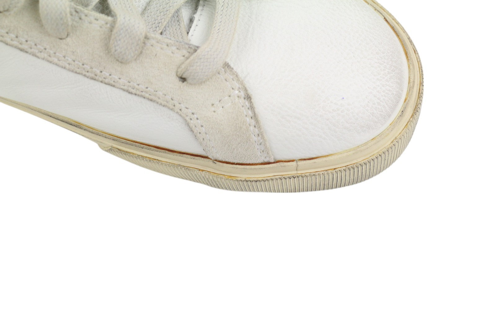 DIESEL S-Mydori Mc Mens Sneakers EU45 White Cow Leather High Top Laced RRP€220