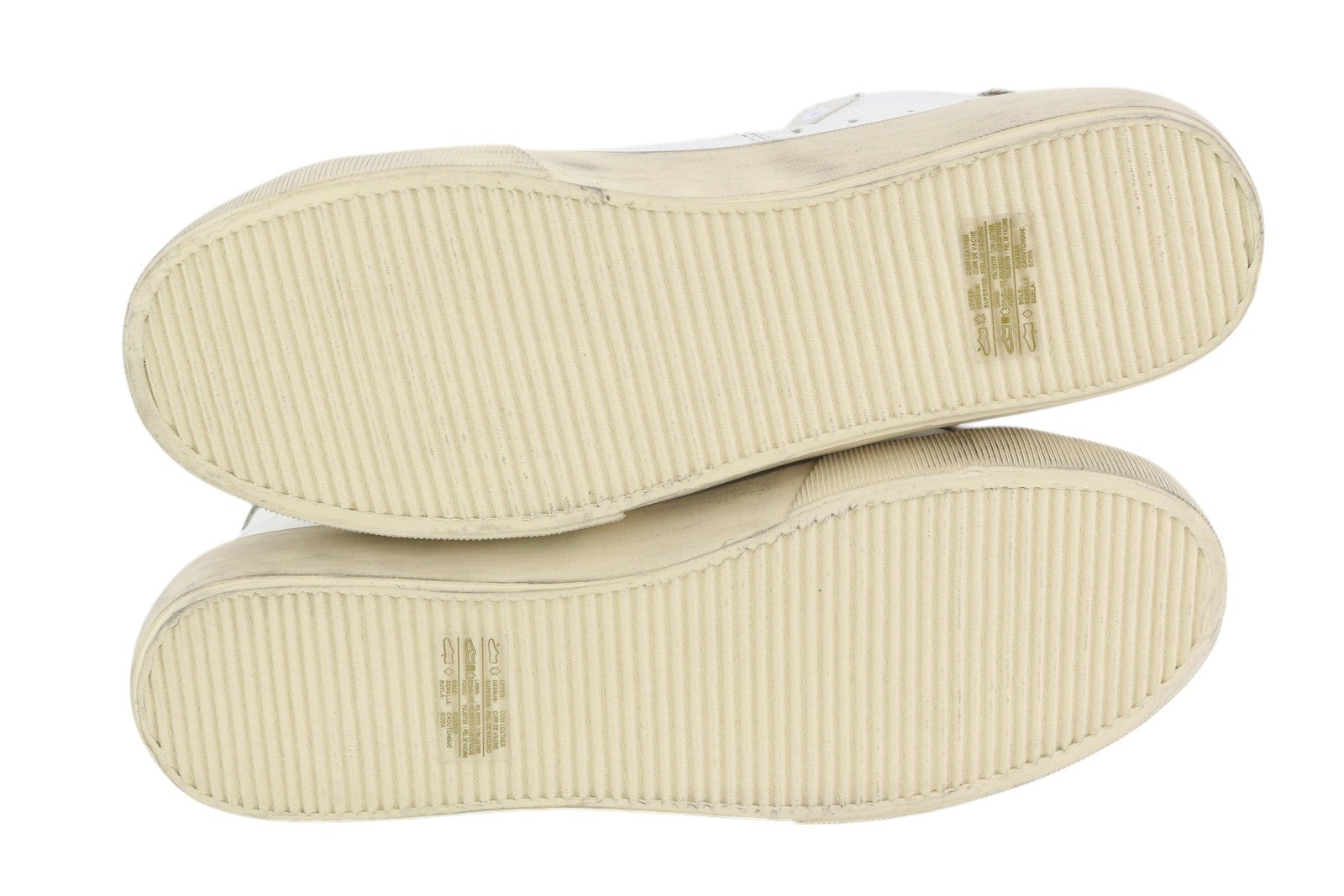 DIESEL S-Mydori Mc Mens Sneakers EU45 White Cow Leather High Top Laced RRP€220