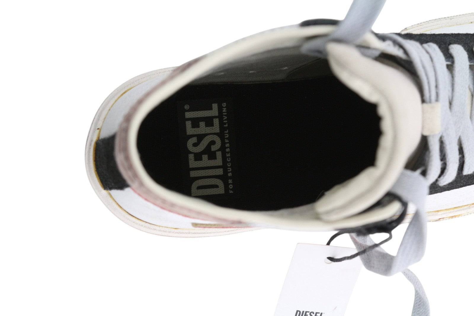 DIESEL S-Mydori Ml W Womens Sneakers EU35.5 Light Leather High Top RRP€220