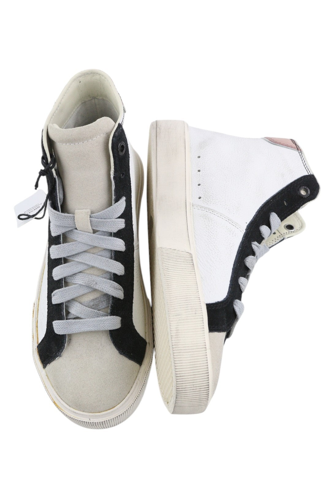 DIESEL S-Mydori Ml W Womens Sneakers EU35.5 Light Leather High Top RRP€220