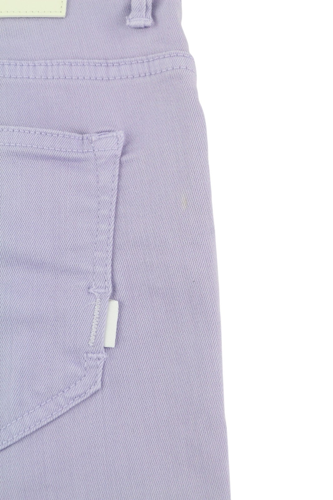 PT TORINO Kim Women Jeans W31 Purple Bootcut Fit Ankle Length Zip Fly Light