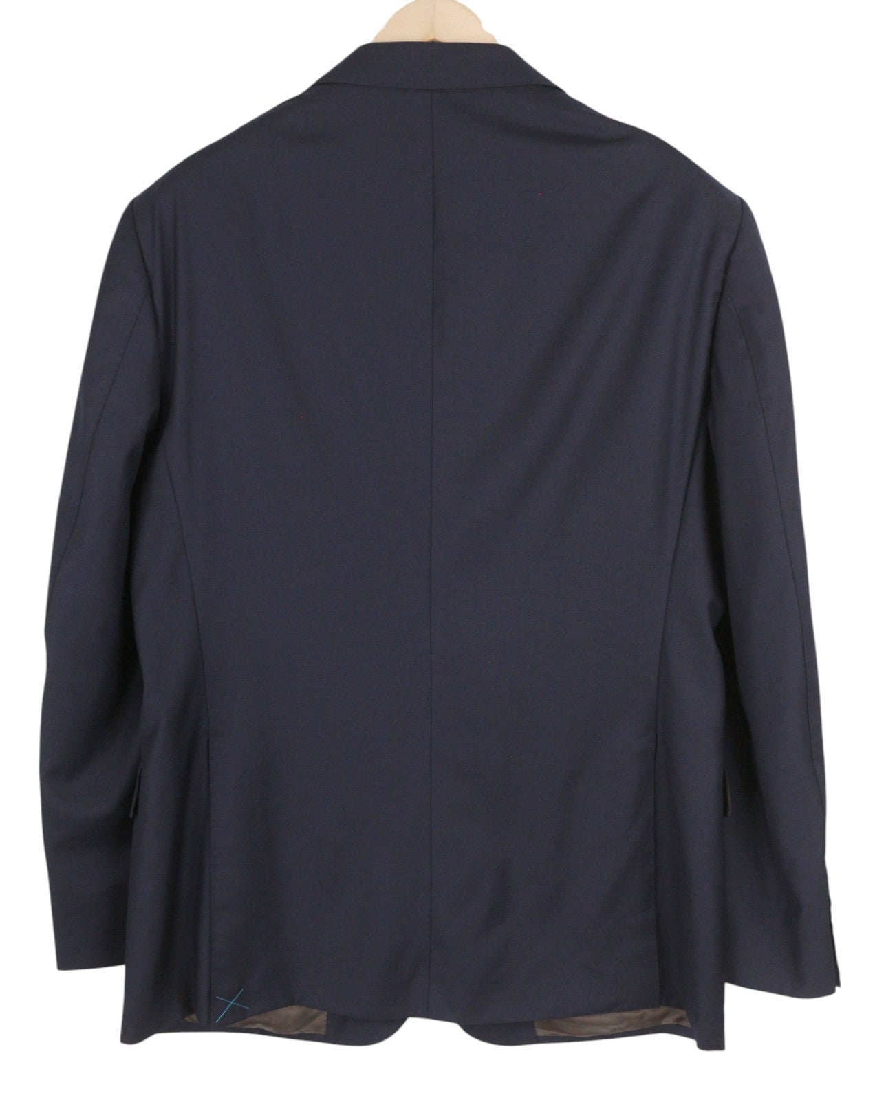 SUITSUPPLY Napoli Single Breasted Men Blazer UK46R Blue Pure Wool Notch Lapel