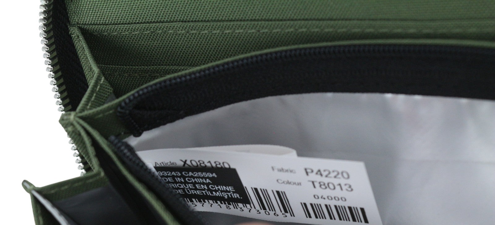 DIESEL 24 Zipocket Men Wallet OS Black Leather Zip-Around Type Unisex Dark Logo